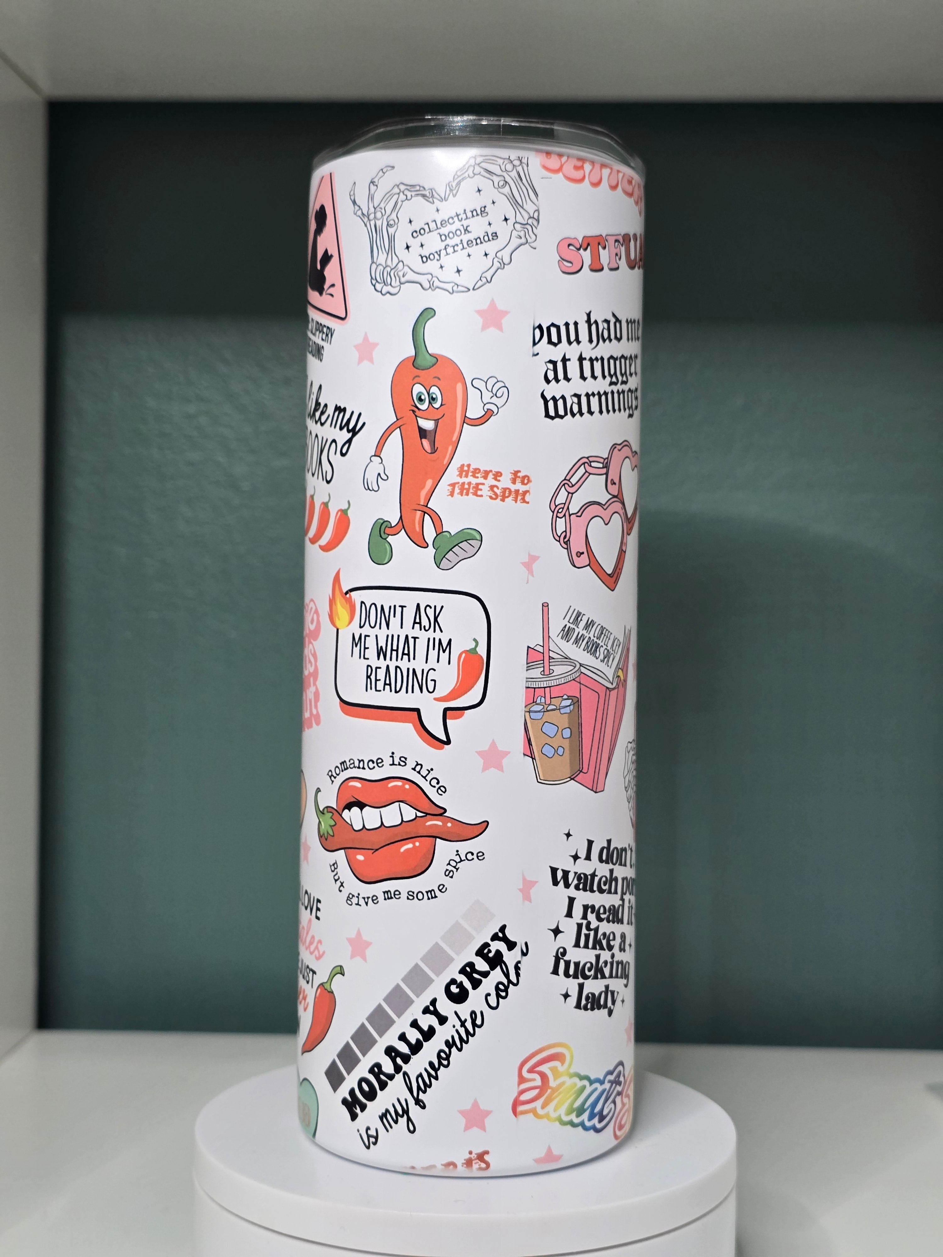 Bookish Smut 20oz Stainless Steel Tumbler