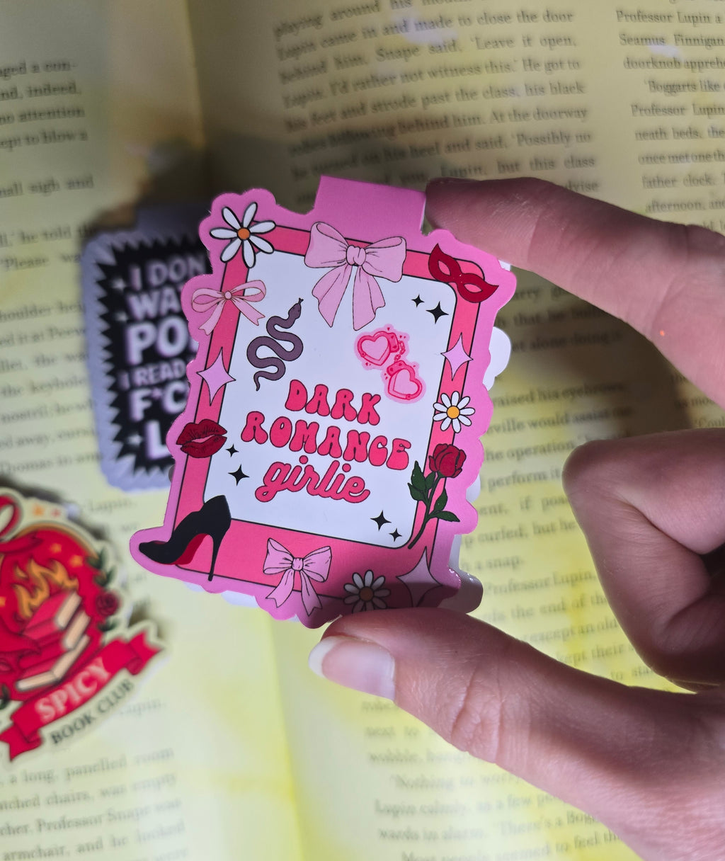 Dark Romance Girlies Magnetic Bookmark