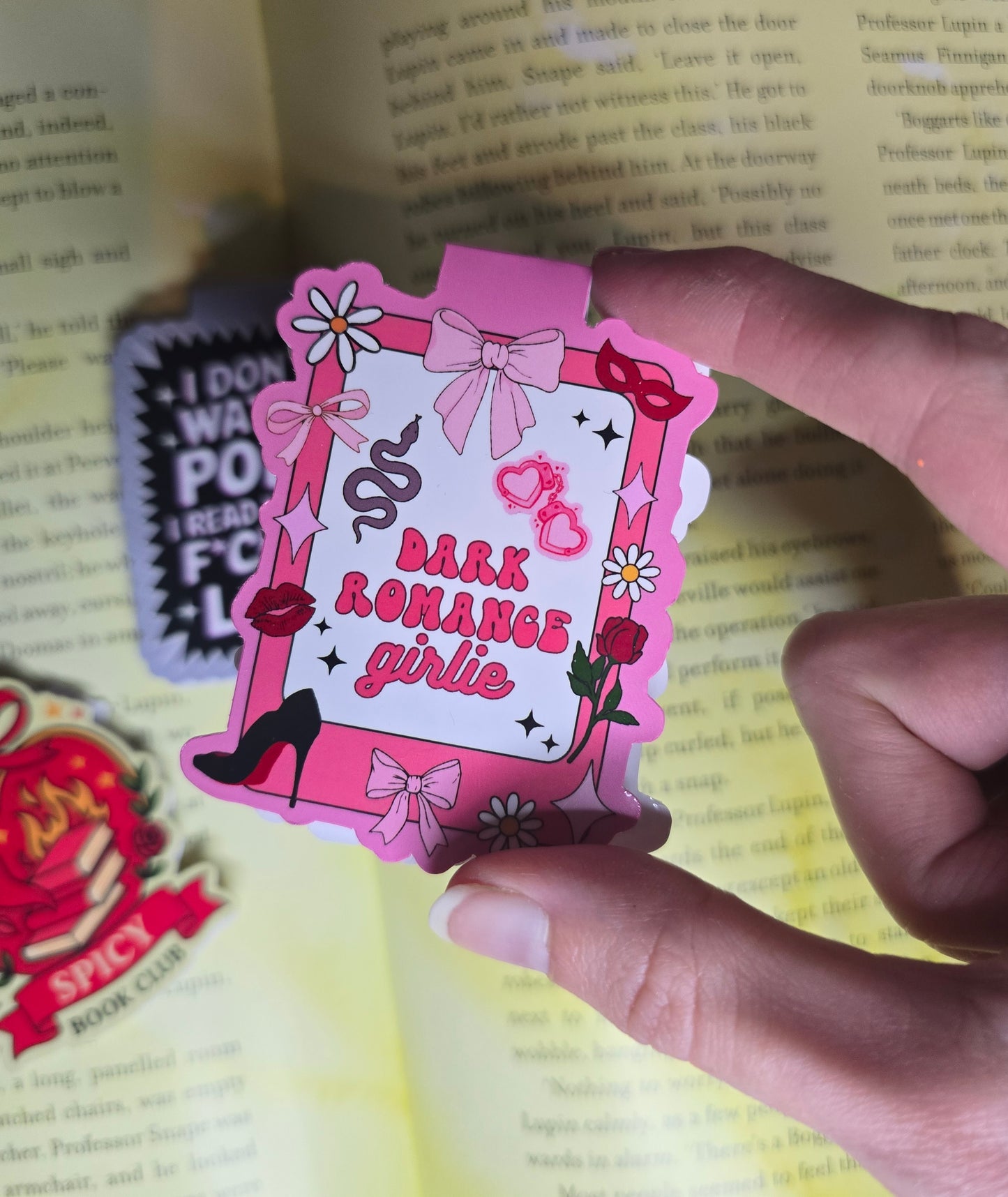 Dark Romance Girlies Magnetic Bookmark