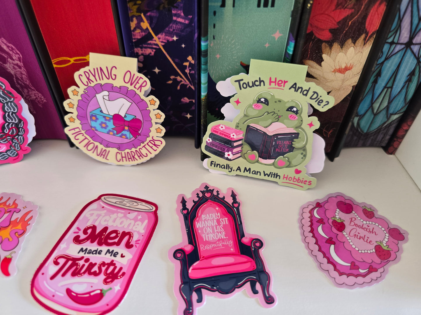 Bookish Bundle Stickers and Magnetic Bookmarks