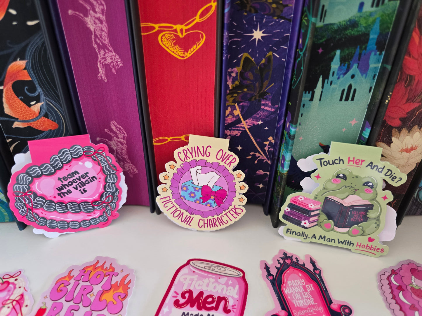 Bookish Bundle Stickers and Magnetic Bookmarks