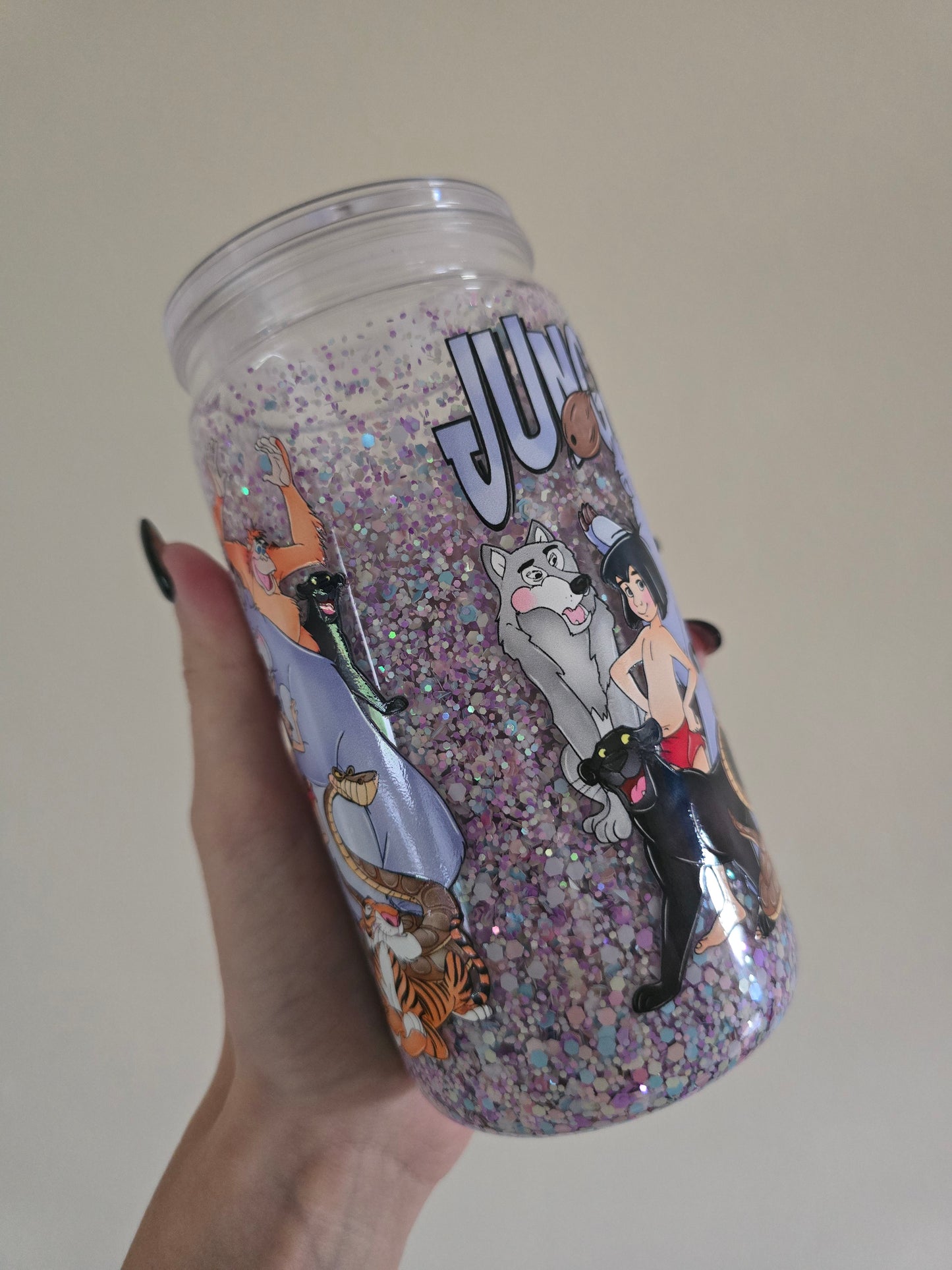 In To The Jungle 16oz Acrylic Snowglobe Tumbler