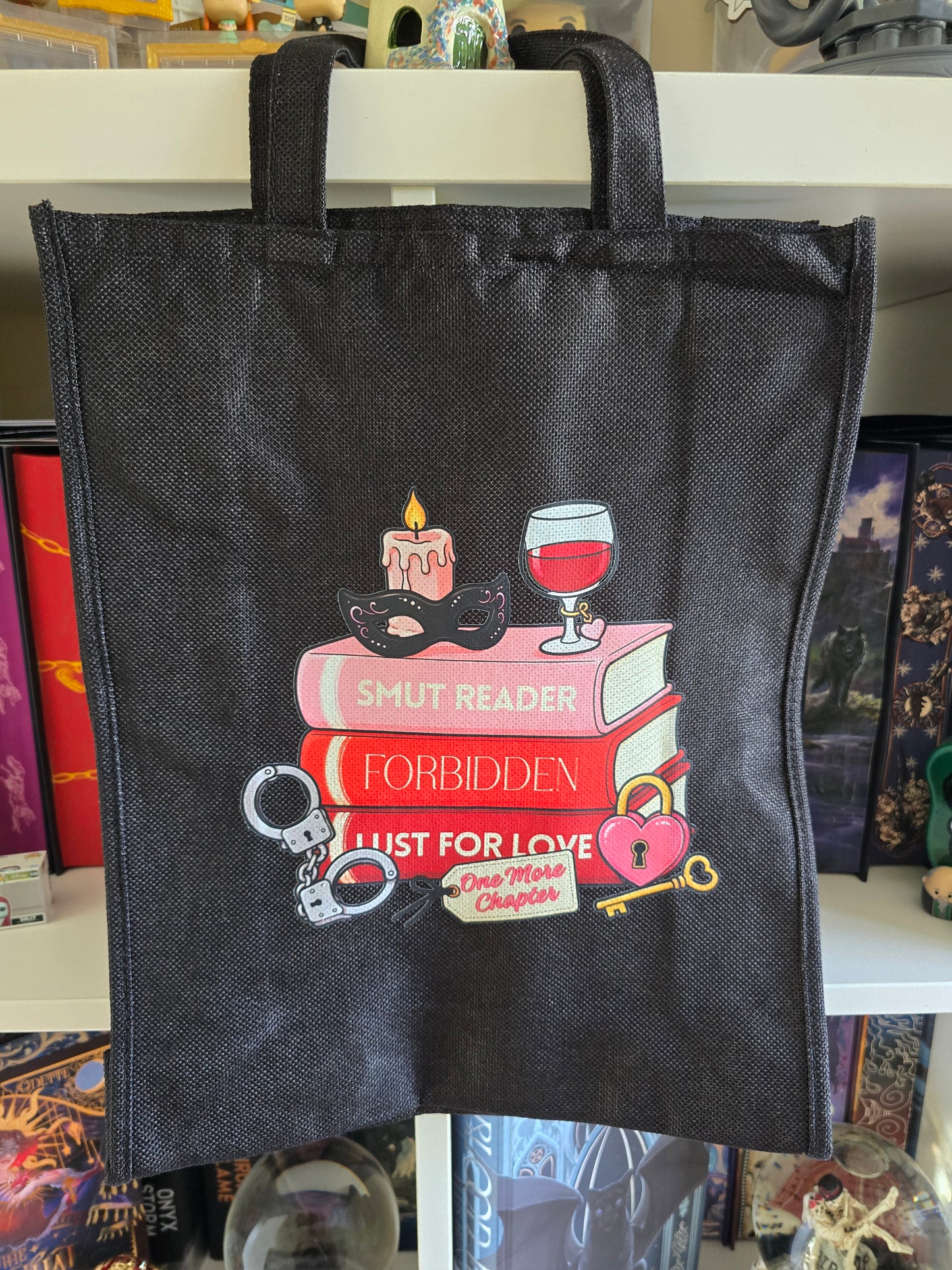 Smut Reader Linen Tote Bag